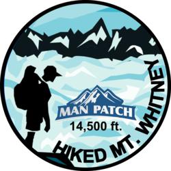 Hiked Mt. Whitney Man Patch